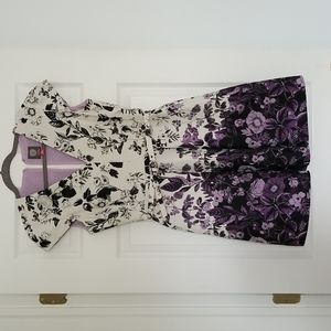 Vince Camuto Floral A-line Dress 8P